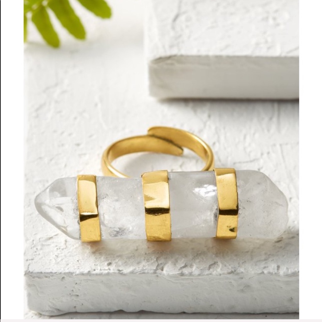 Soft Surroundings Annora Adjustable Ring 59$